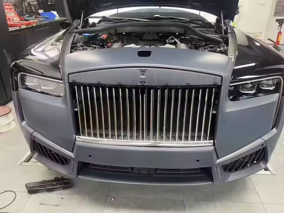 Rolls-Royce Cullinan 2017–2019 to 2025 Conversion Kit | Complete Body Upgrade Including Front & Rear Bumpers, Headlights & Grilled