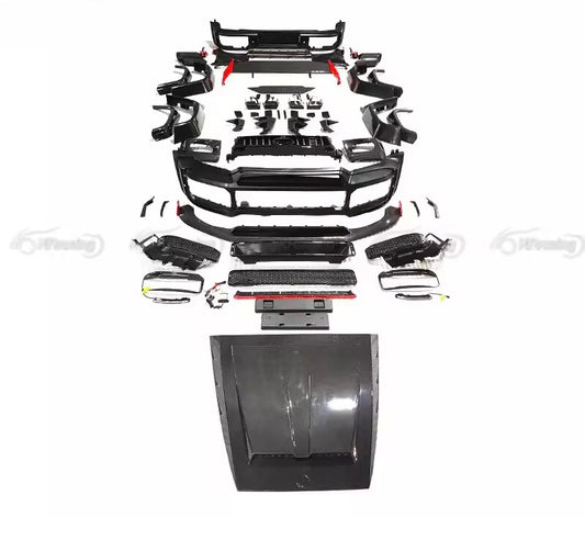 Upgrade Body Kit for Mercedes G-Class W464 G63 – Rocket B900 Carbon Fiber Kit Compatible with AMG G550 / G500 | Facelift Conversion